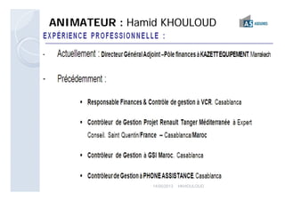 9
Itinéraire localisation -Cabinet AS ASESORES -
17/05/2013 HKHOULOUD
 