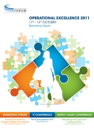 OPERATIONAL EXCELLENCE 2011
                               11th - 13th oCtoBer
                               Barcelona, s...