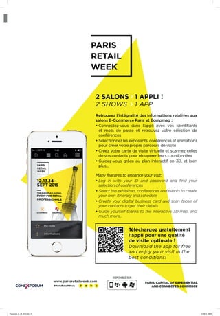 Pour une meilleure qualité d’écoute, des casques sont à votre disposition devant chaque salle. PAGES 12-13
Programme_01_09_2016.indd 13 01/09/16 09:09
 