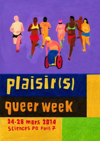 Le programme de la Queer Week! Du 24 au 28 mars 2014