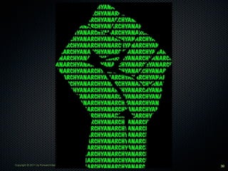 Copyright © 2011 by Forward Internet Group, Ltd   30
 