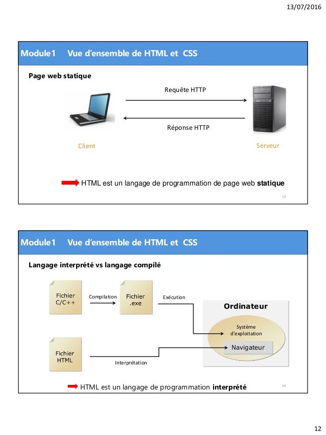 Programmer en html5, css 3 et java script (70 480)