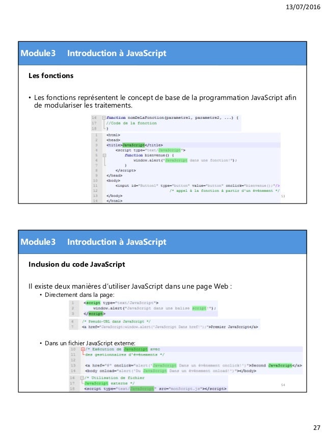 Programmer en html5, css 3 et java script (70 480)