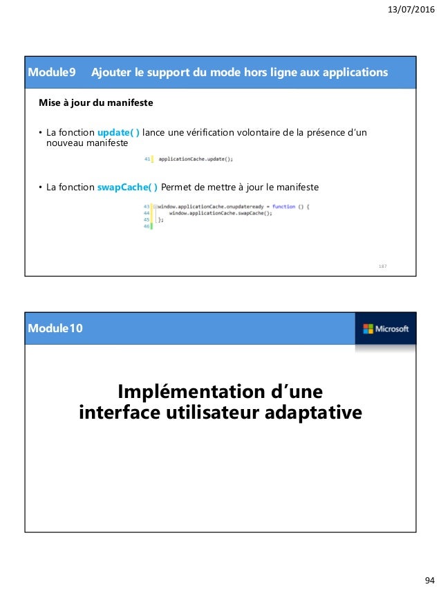 Programmer en html5, css 3 et java script (70 480)