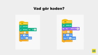 Programmering digitala lektioner 2019-01-07 | PPTX
