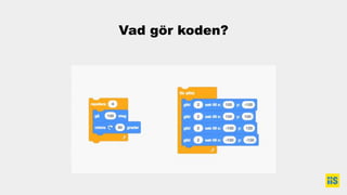 Vad gör koden?
 