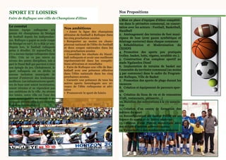 Programme de la coalition Tenguedj Jogna