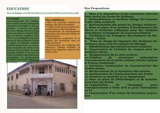 Programme de la coalition Tenguedj Jogna