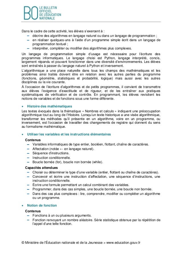 Mathematiques Binaire