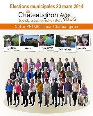 Elections municipales 23 mars 2014

Notre PROJET pour Châteaugiron

 