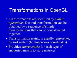 OpenGL Introduction. | PDF
