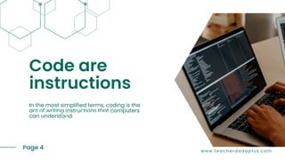Coding Directions Programming / coding course by Teacherdadaplus.pdf