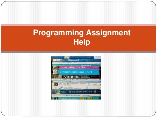 Help with programming assignment
