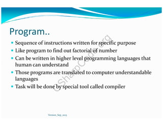 Programming basics | PPT