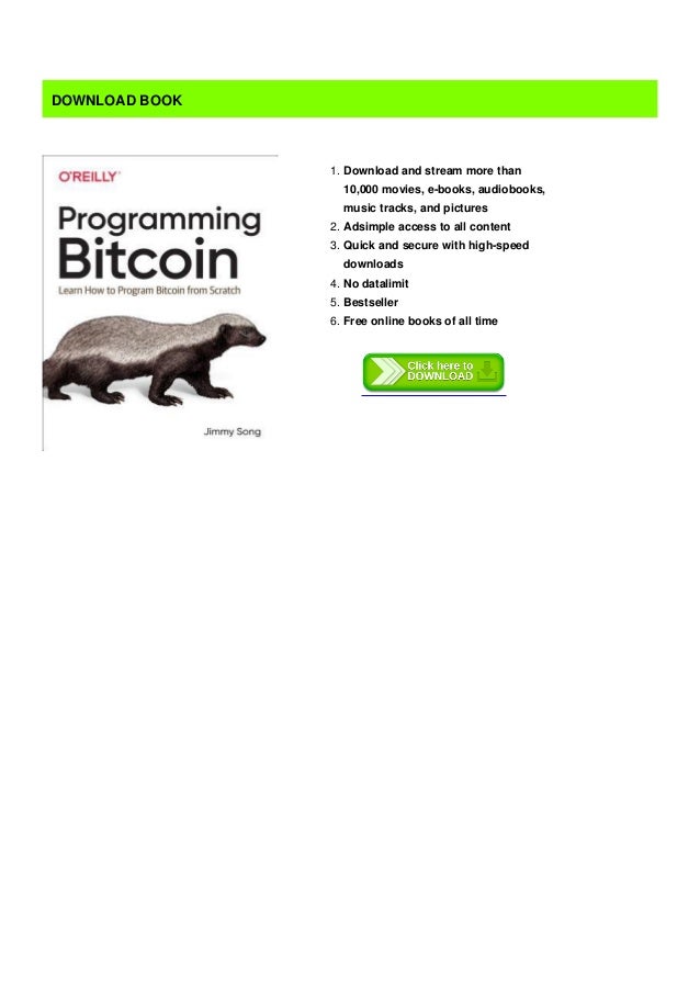 oreilly programming bitcoin