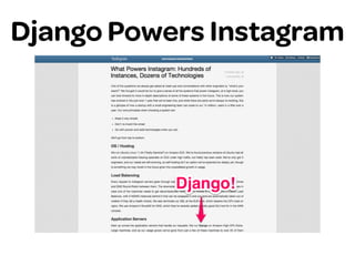 Django Powers Instagram
 
