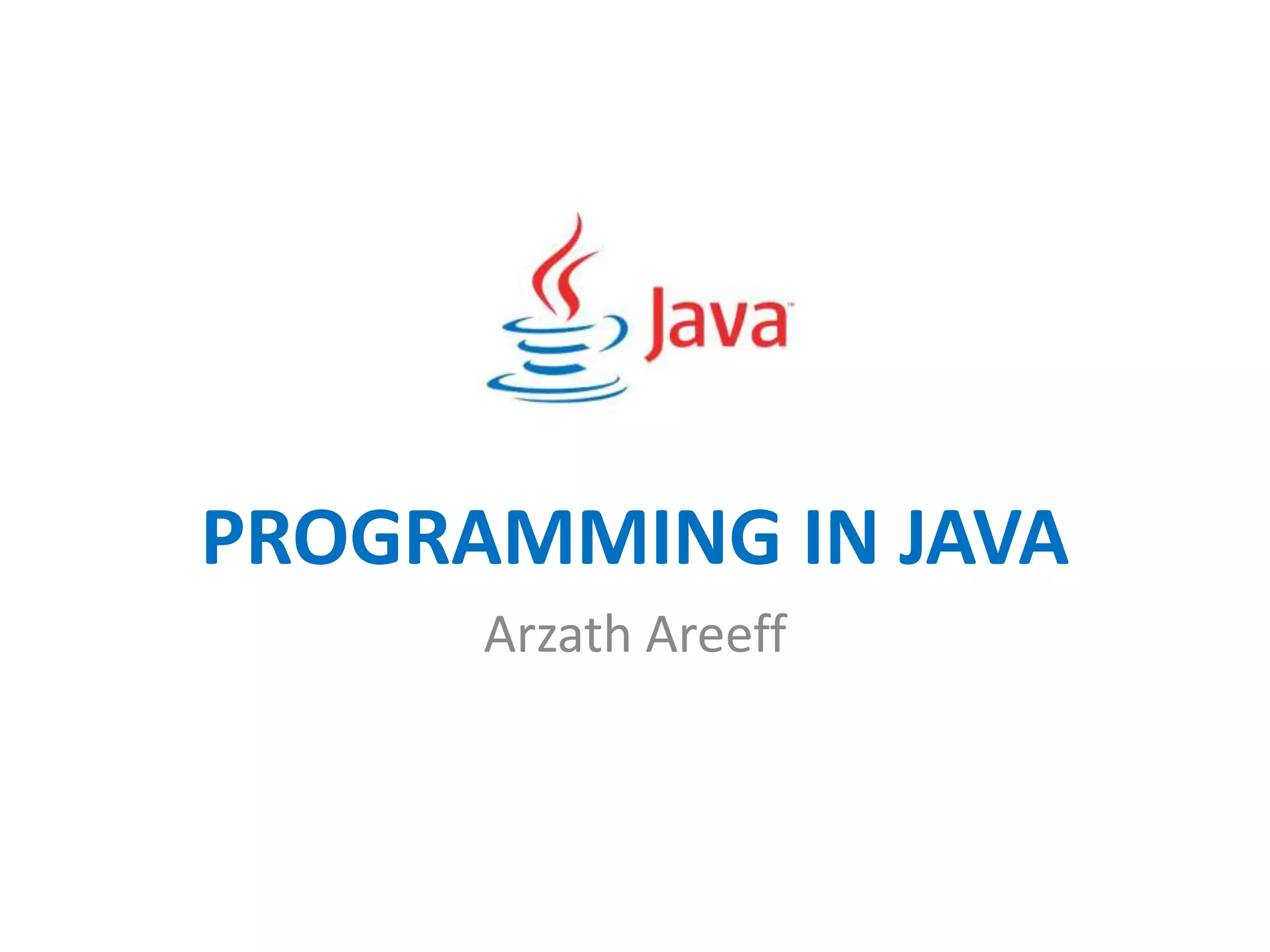 Arrays in java | PPTX