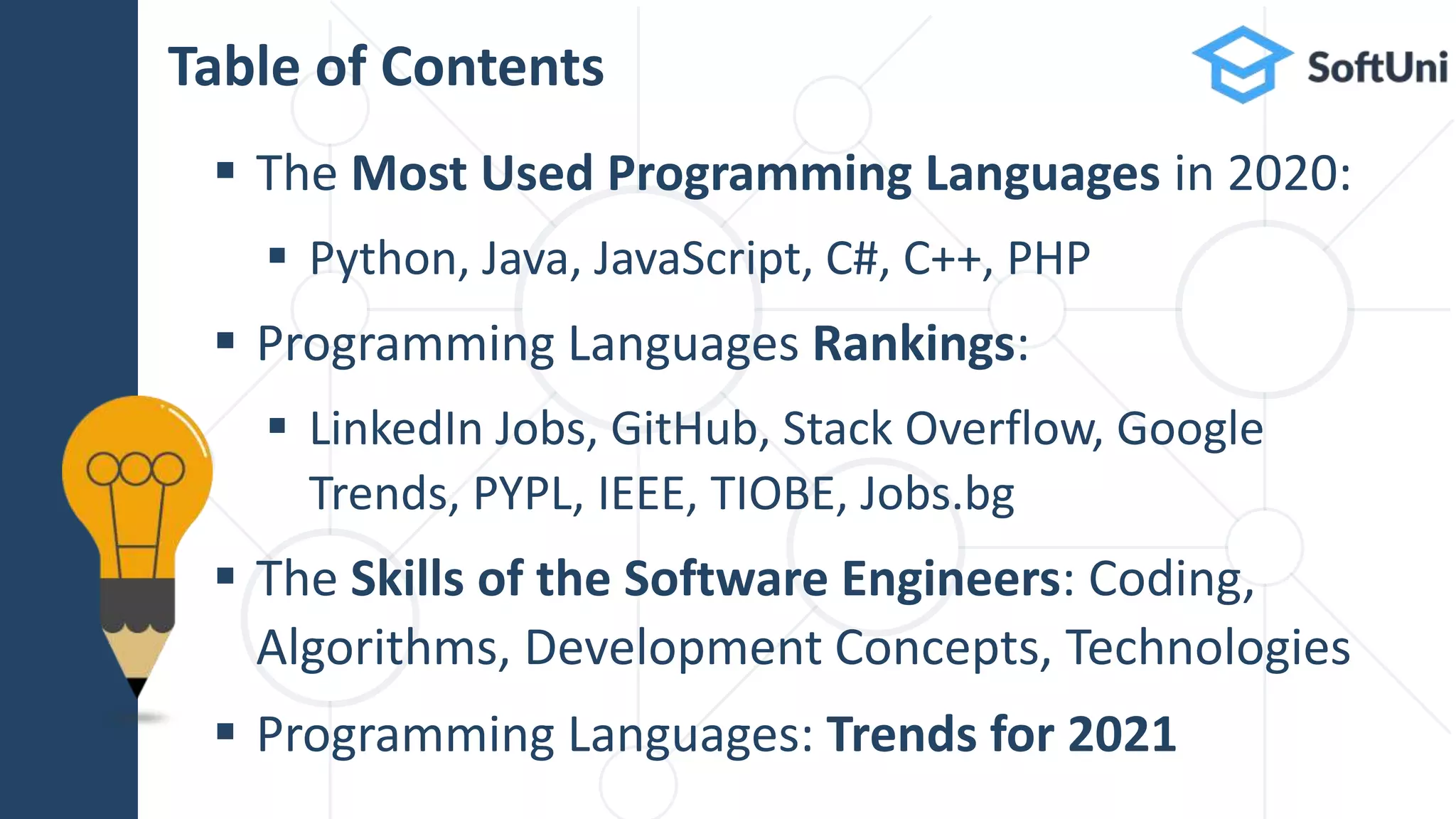 Programming Languages: Trends for 2021 | PPTX
