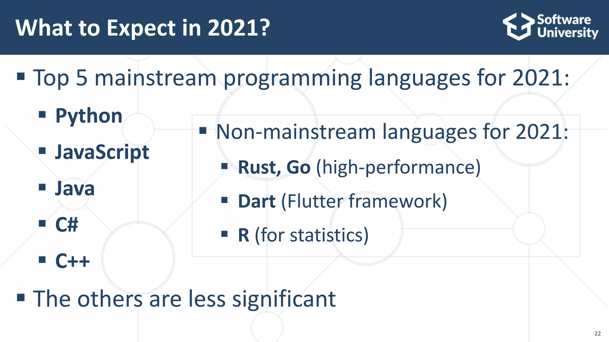 Programming Languages: Trends for 2021 | PPTX