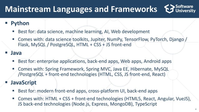 Programming Languages: Trends for 2021 | PPTX
