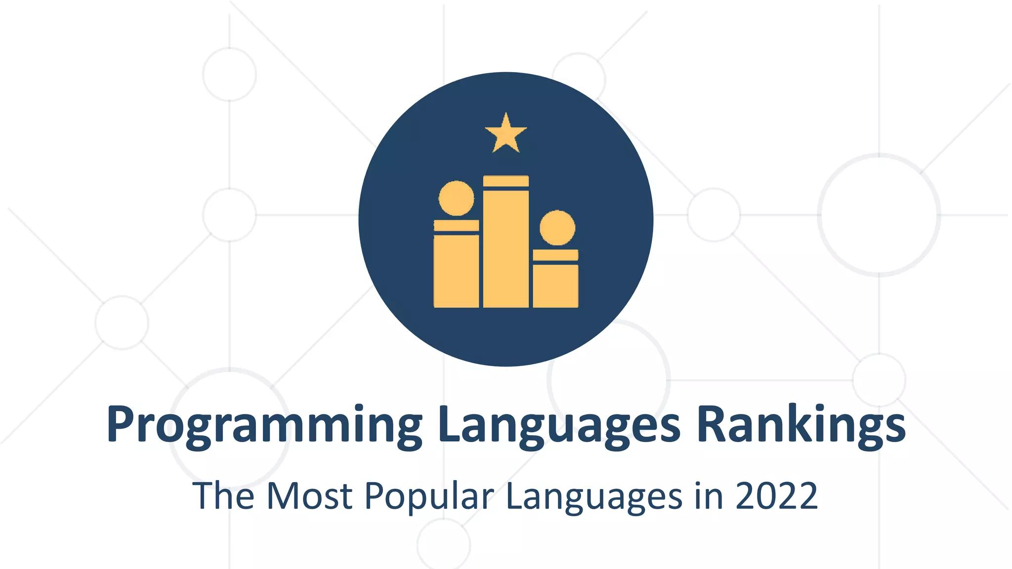 The Most Popular Languages in 2022
Programming Languages Rankings
 