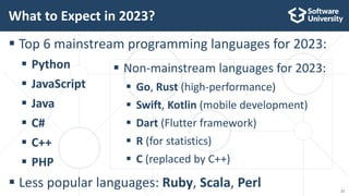 Programming Languages Trends for 2023 | PPTX