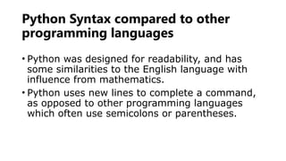 PROGRAMMING-QUARTER-2-PYTHON.pptxnsnsndn | PPTX
