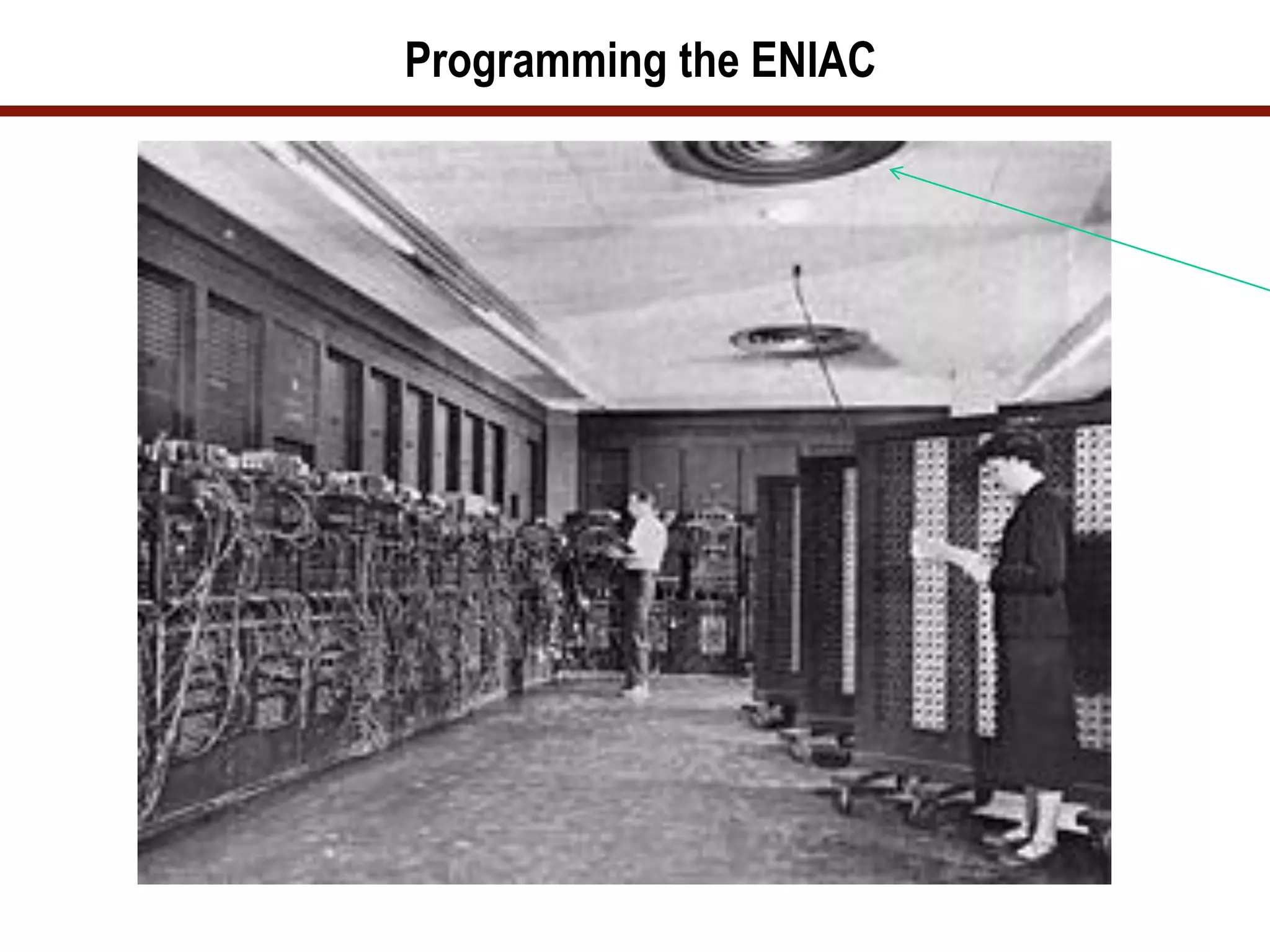 Programming the ENIAC
 