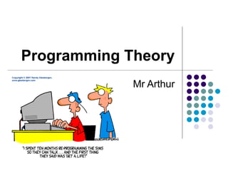 Programming Theory Mr Arthur 