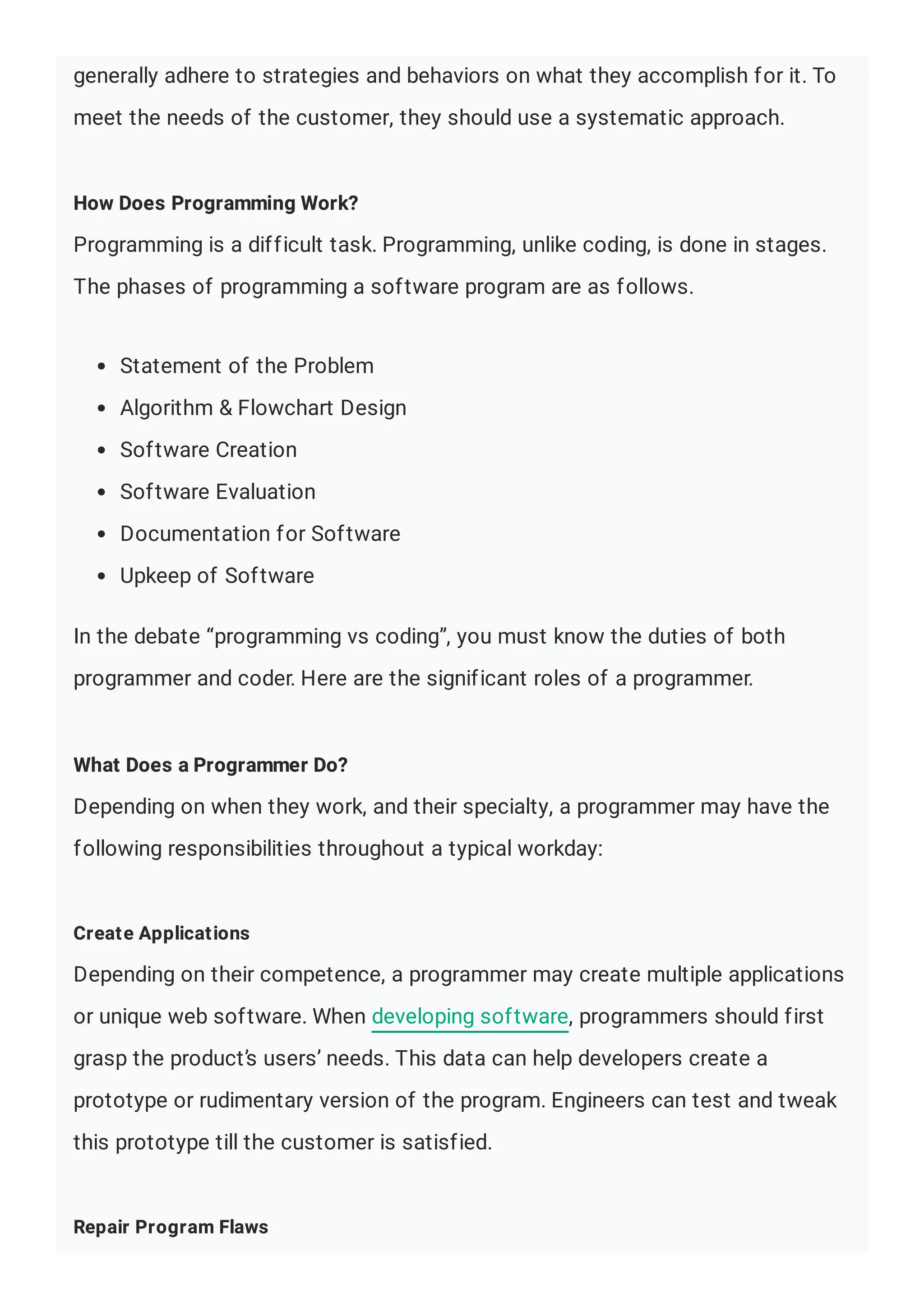Programming vs Coding: Unveiling The Key Differences | PDF | Operating ...
