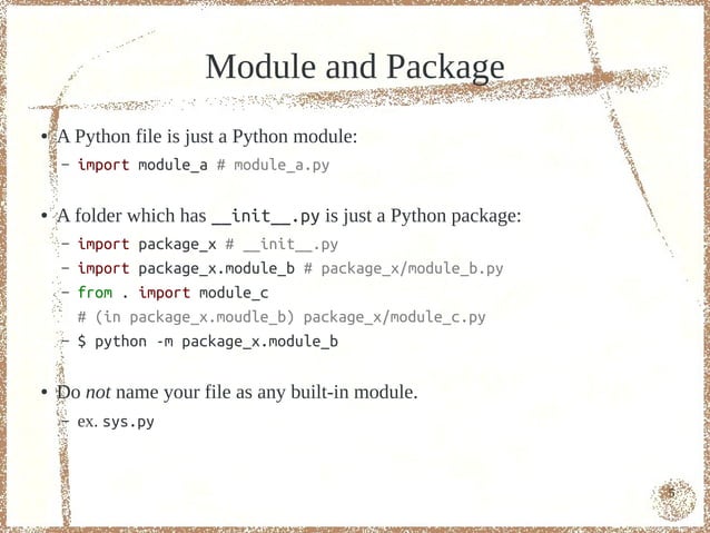 Programming with Python - Adv. | PPT