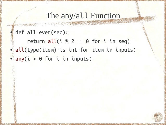 Programming with Python - Adv.