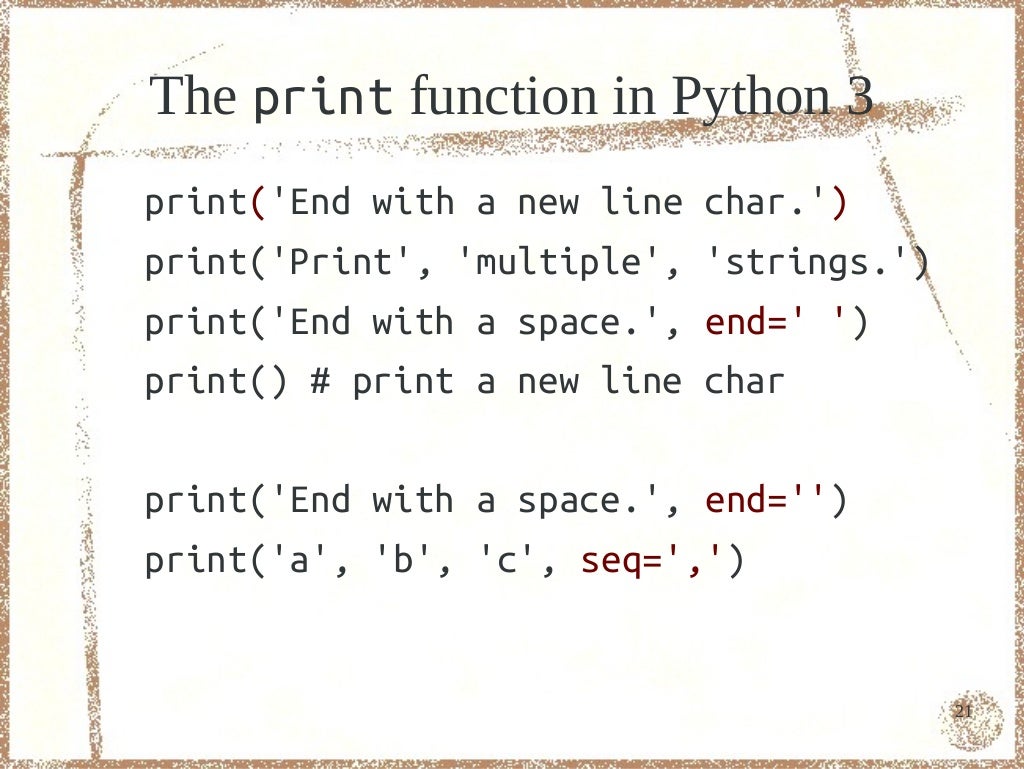 Programming with Python - Basic