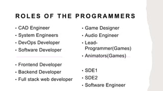 PowerPoint Presentation about Programming 101 for Girls | PPTX