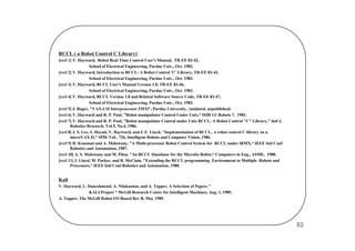 Programming And Controlling Puma Arms