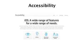 Accessibility
 