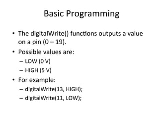 Programming arduino makeymakey | PPT