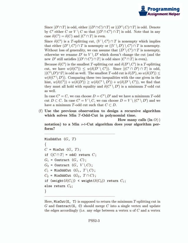 Programming Assignments Sample 2