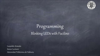 Blinking LEDs with Facilino | PPT