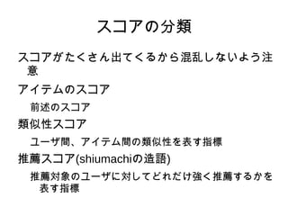 2.7  アイテムベースのフィルタリング 