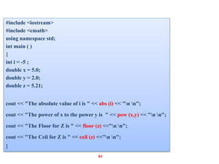Basic Programming concepts - Programming with C++ | PPT