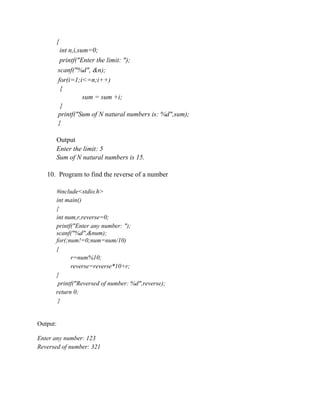 Programming & Data Structure Lecture Notes | PDF