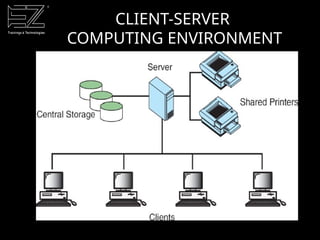 CLIENT-SERVER
COMPUTING ENVIRONMENT
 