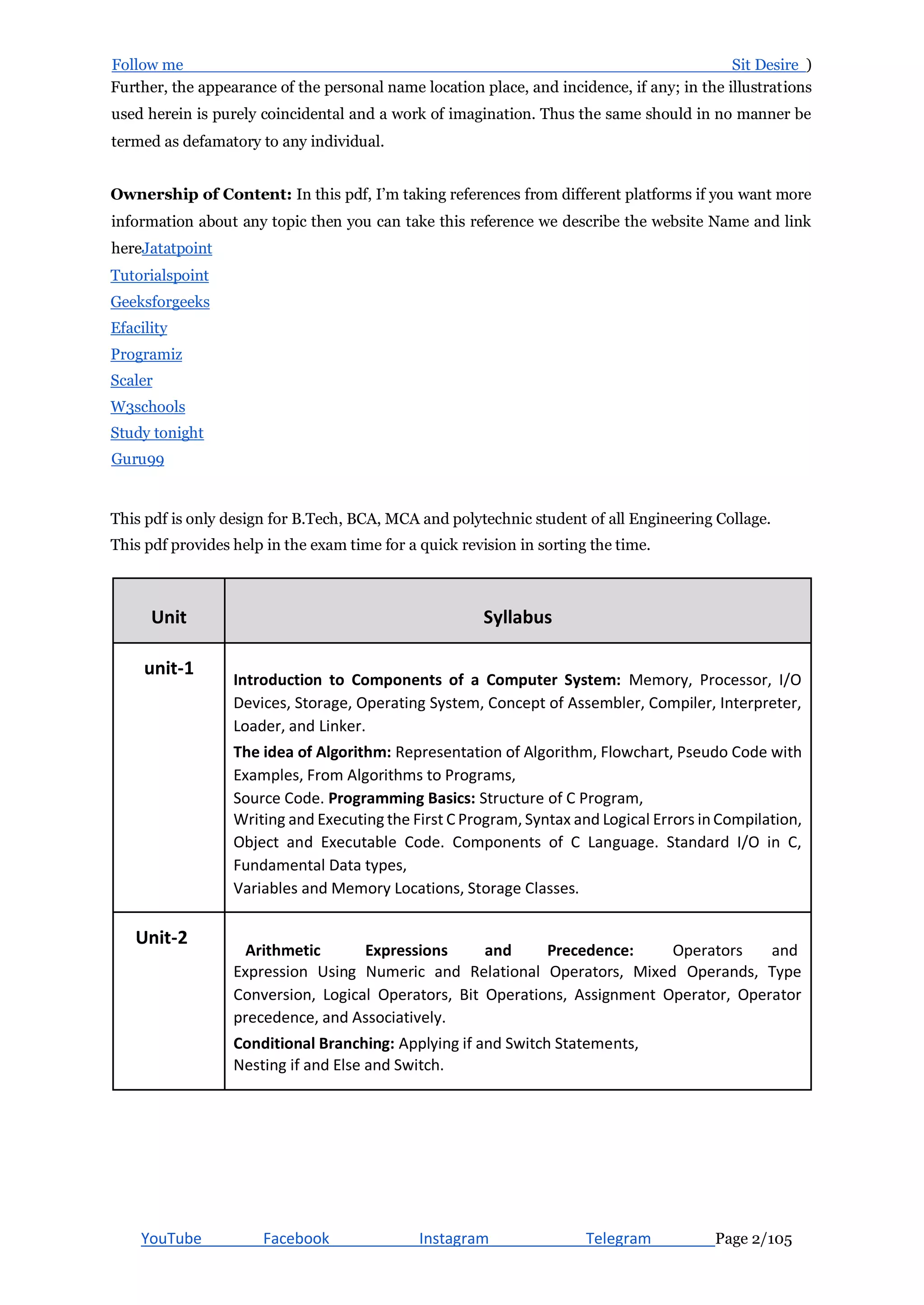 Programming for Problem Solving | PDF | Programming Languages | Computing