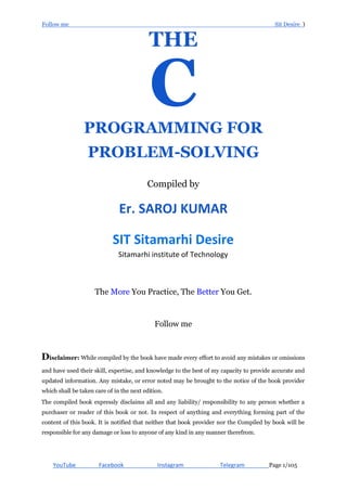 Programming for Problem Solving | PDF