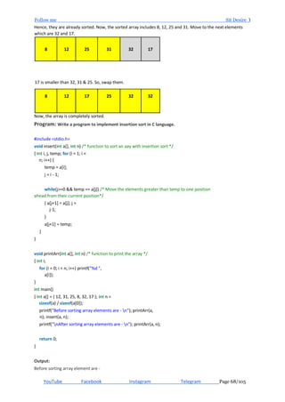 dimensional array - c programming for problem... Programming for Problem Solving | PDF