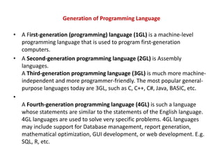 Programming for Problem Solving | PPTX | Operating Systems | Computer ...