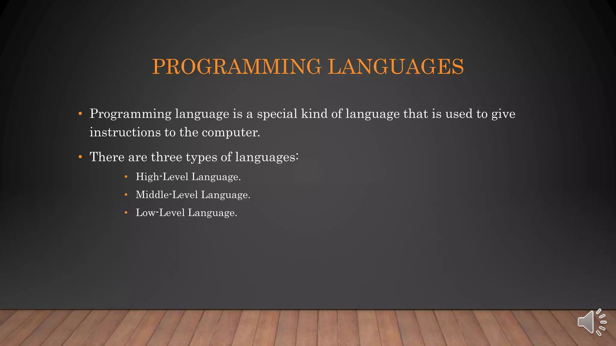 Programming fundamentals presentation | PPTX | Programming Languages ...