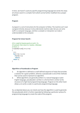 notes on Programming fundamentals | PDF
