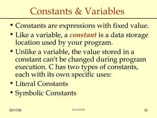 Programming Fundamentals In C Language | PPT